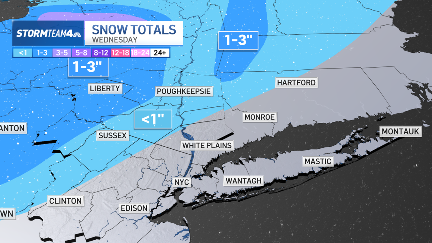 NY winter storm to bring rain, some snow – NBC New York
