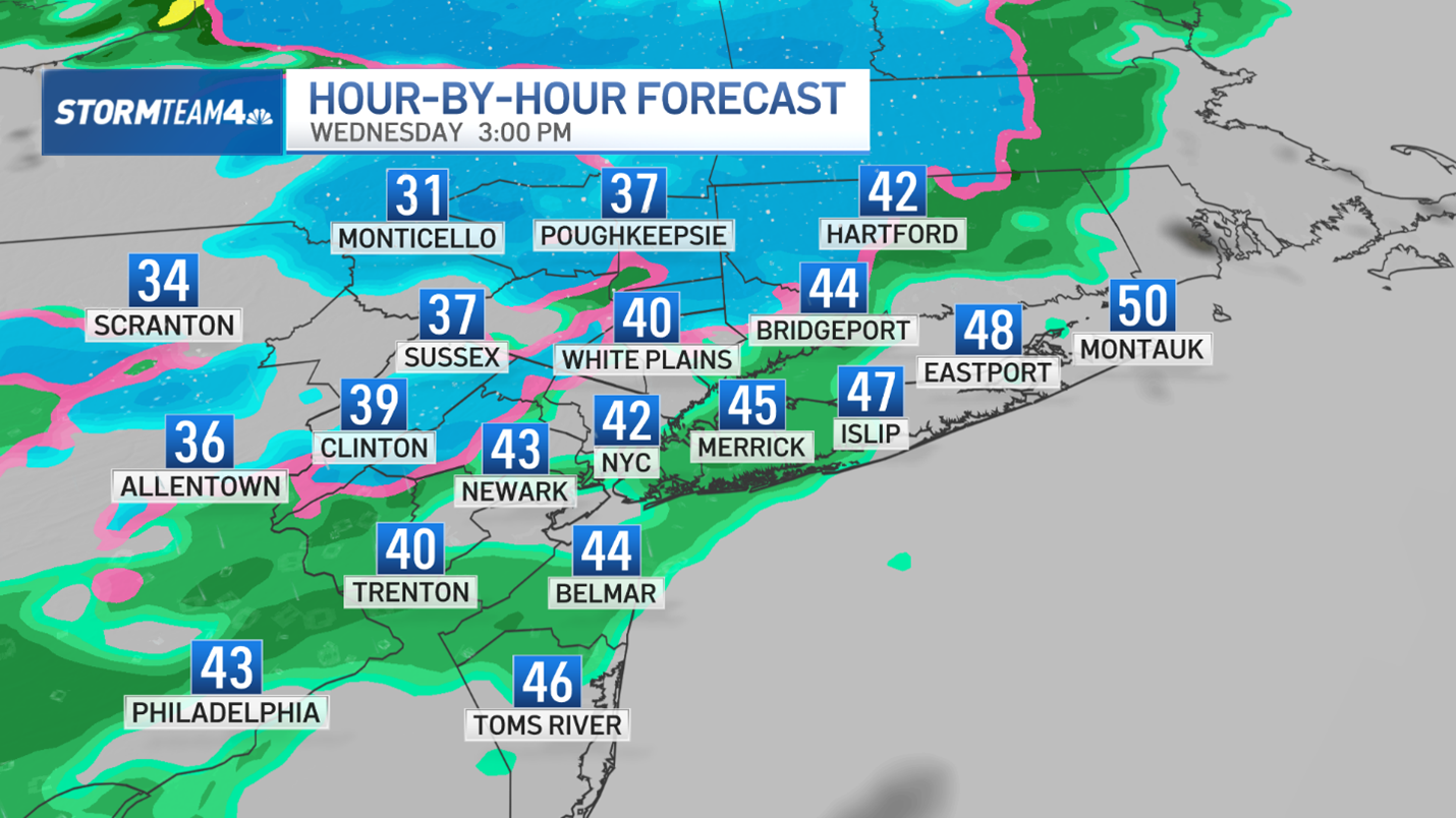 NY winter storm to bring rain, some snow – NBC New York