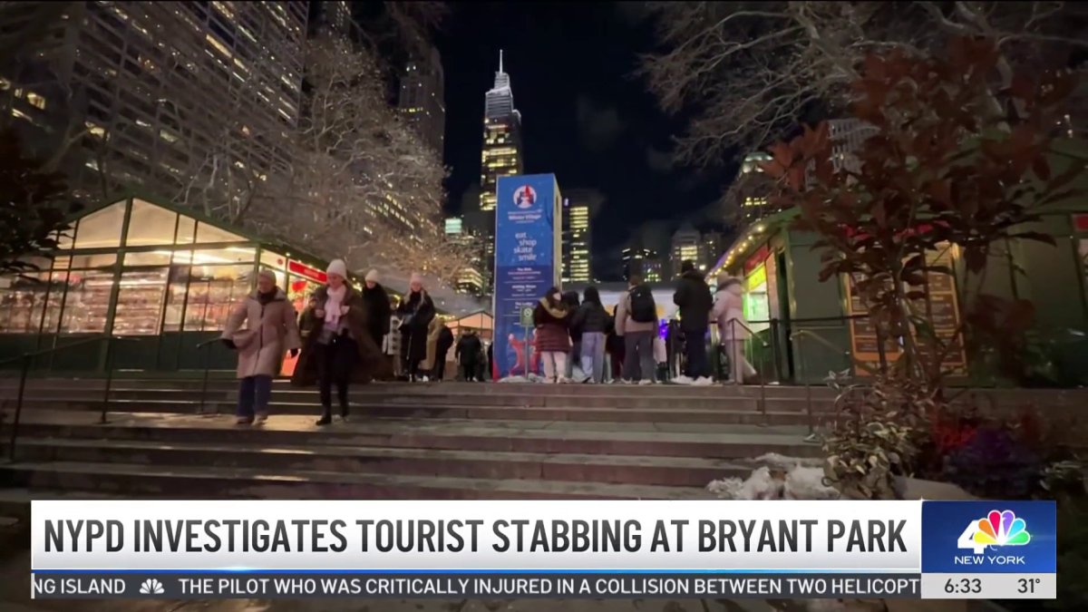 NYPD investigates tourist stabbing at Bryant Park – NBC New York