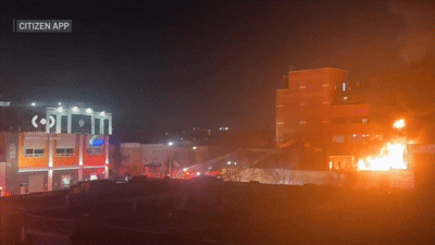 Fire partially collapses Brooklyn bakery, trapping firefighter and injuring 3