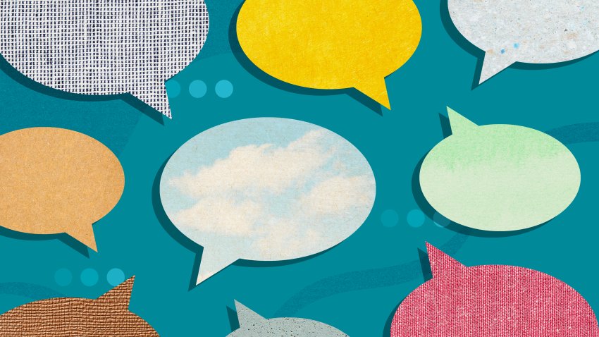 A collage of photographic images and drawn shapes