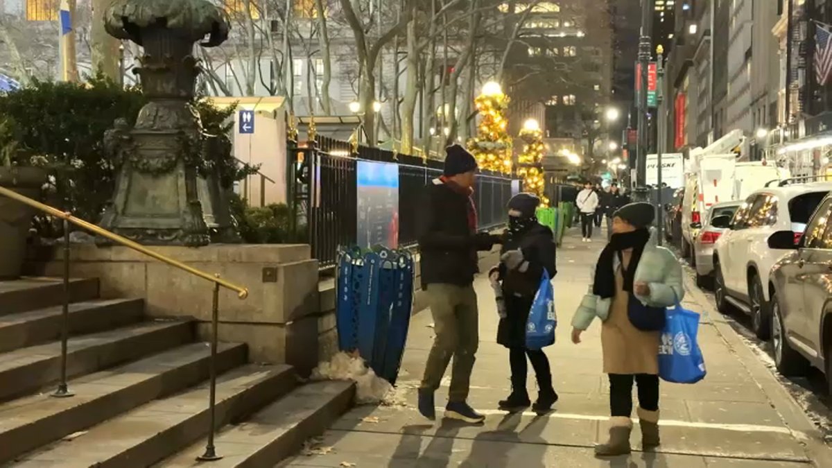 A tourist was stabbed at Bryant Park in an unprovoked attack Monday, officials say.