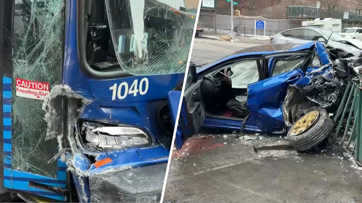 The Bx 6 bus was on E 163rd Street near Cauldwell Avenue around 2 p.m. Monday when the 63-year-old driver applied the emergency brakes and lost control of the...