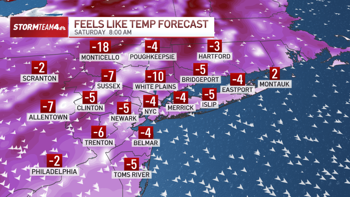 Afternoon temperatures Saturday will only peak in the low 20s, but daytime wind chills will only be in the single digits.  And Sunday will be especially brisk.