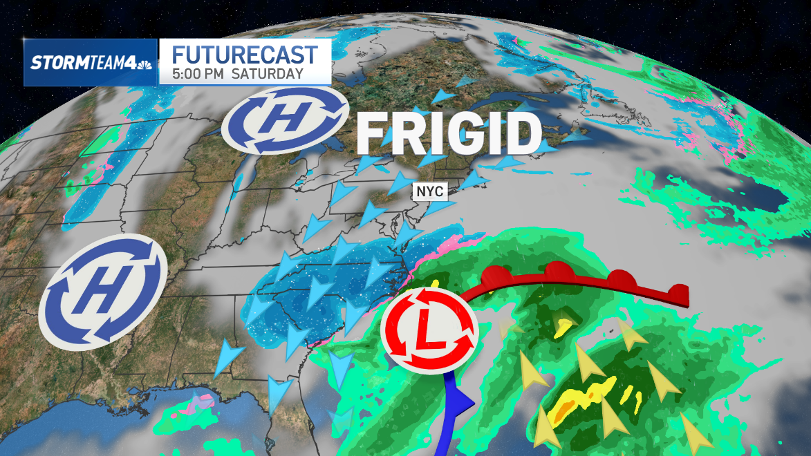 Dangerously cold temperatures, gusty winds come to NYC area – NBC New York