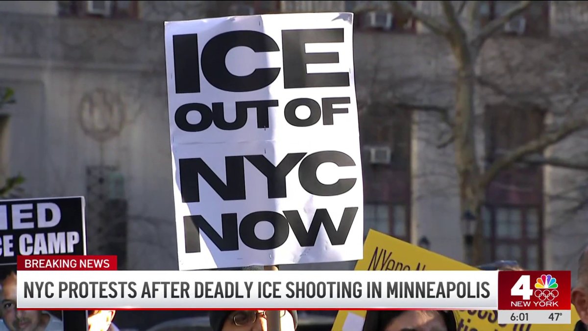 NYC protests after deadly ICE shooting in Minneapolis