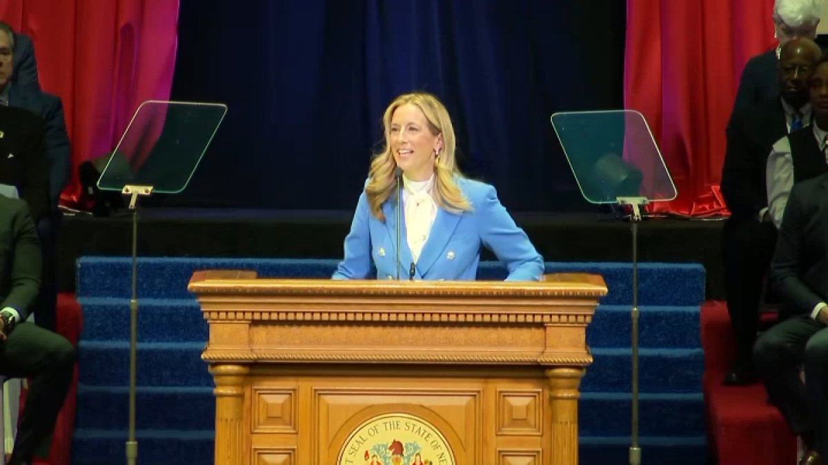 Democrat Mikie Sherrill sworn in as New Jersey's 57th governor