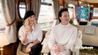 Tara Lipinskin and Johnny Weir on the set of Extra Mile Club: Scotland (part 2)