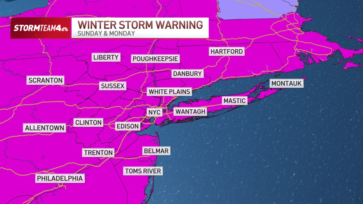 Follow live updates as NY and NJ prepare for the snowstorm.