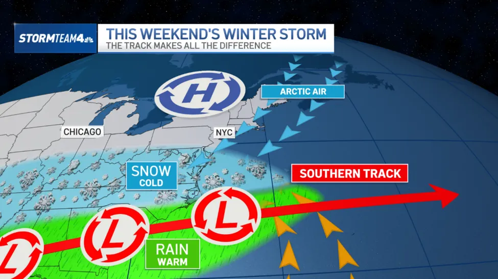 How much snow are we getting? NYC weather forecast varies – NBC New York