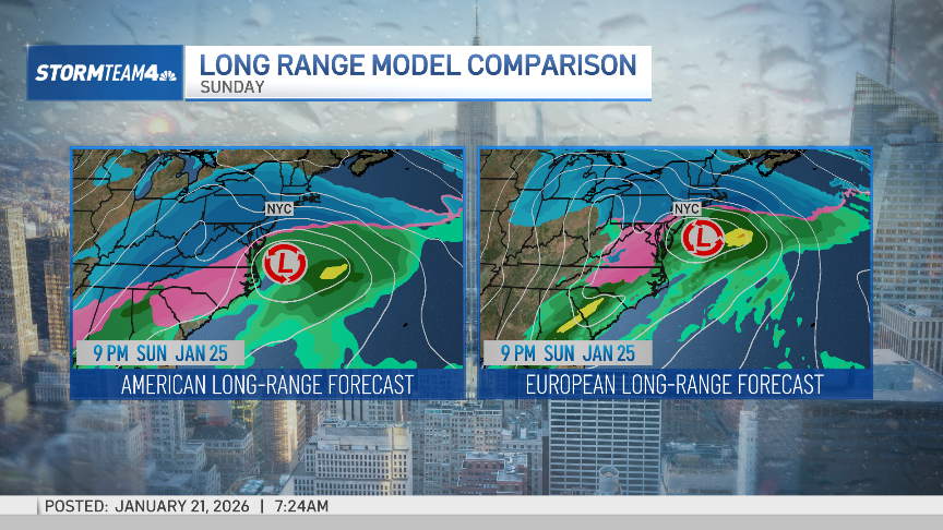 How much snow are we getting? NYC weather forecast varies – NBC New York