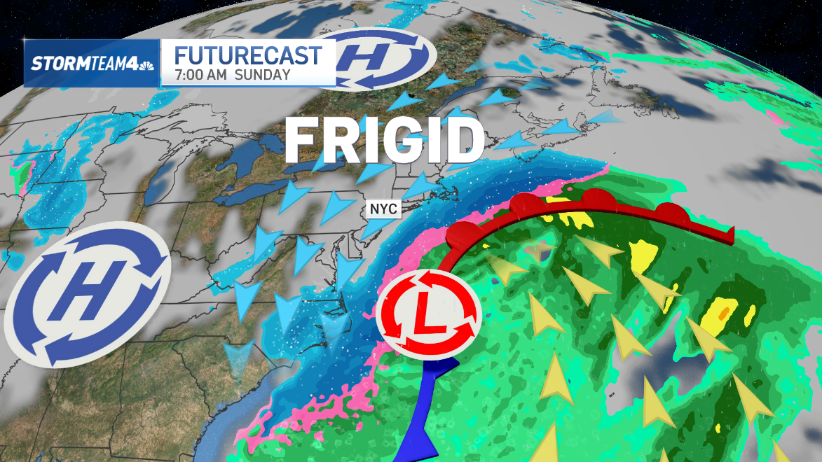 Another winter storm this weekend? Tracking chances for snow – NBC New York