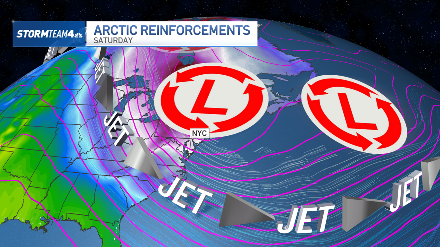 Weekend arctic air blast will make NYC feel its coldest of winter – NBC ...