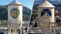 Split image of Warner Bros. and Paramount