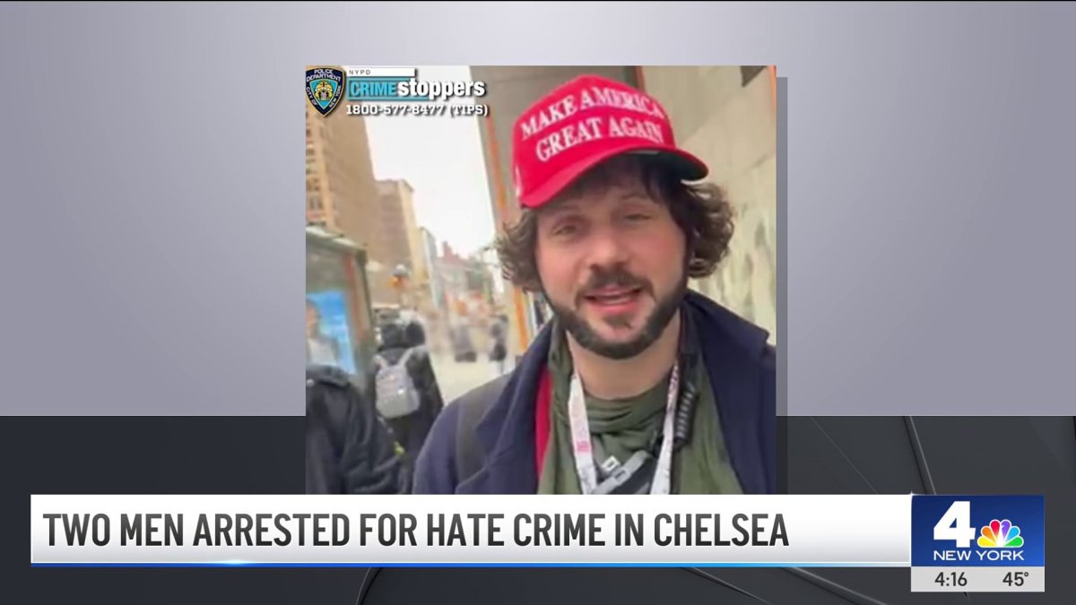 Two men arrested for hate crime in Chelsea – NBC New York