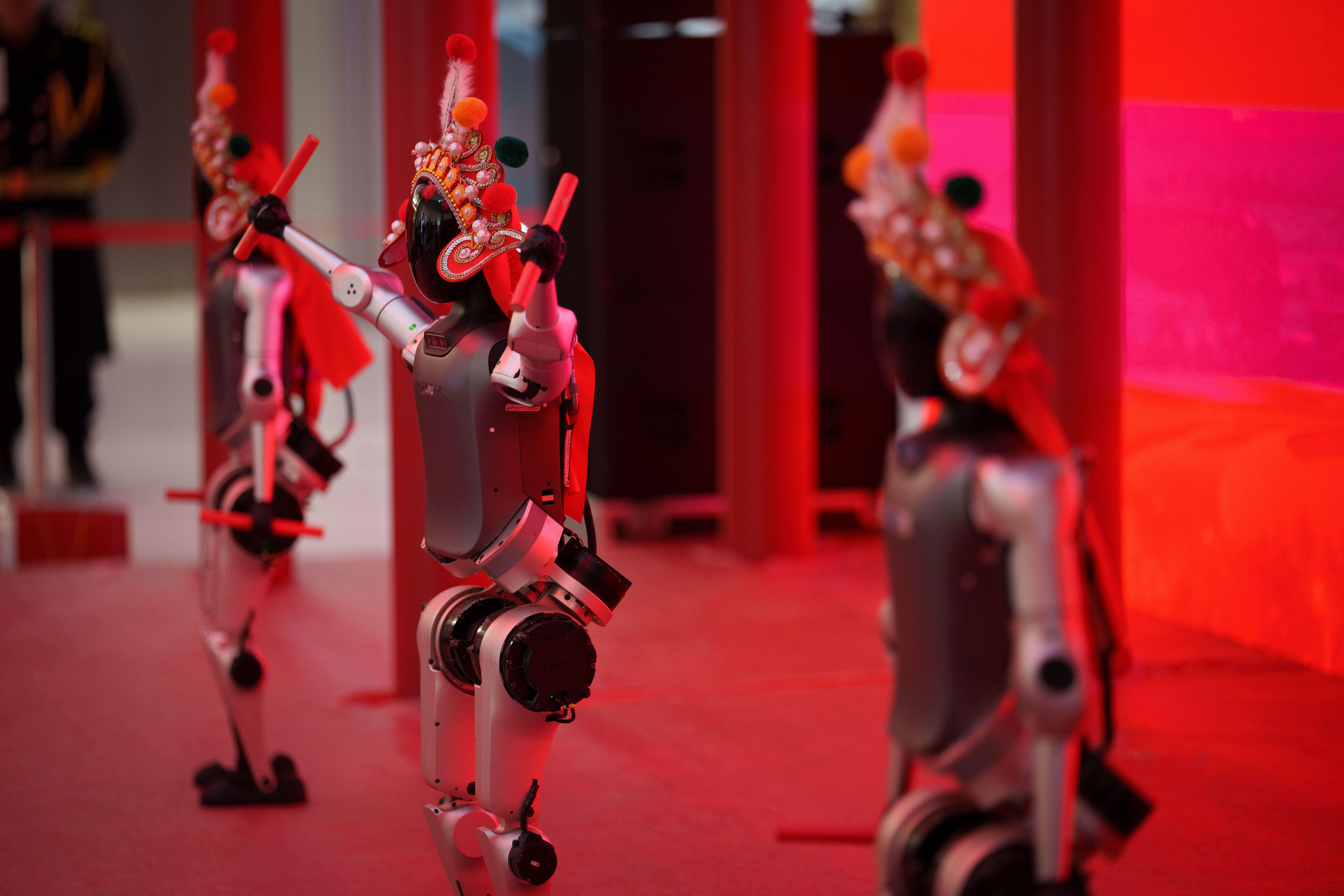 People — and robots — are getting ready to celebrate the Lunar New Year in China