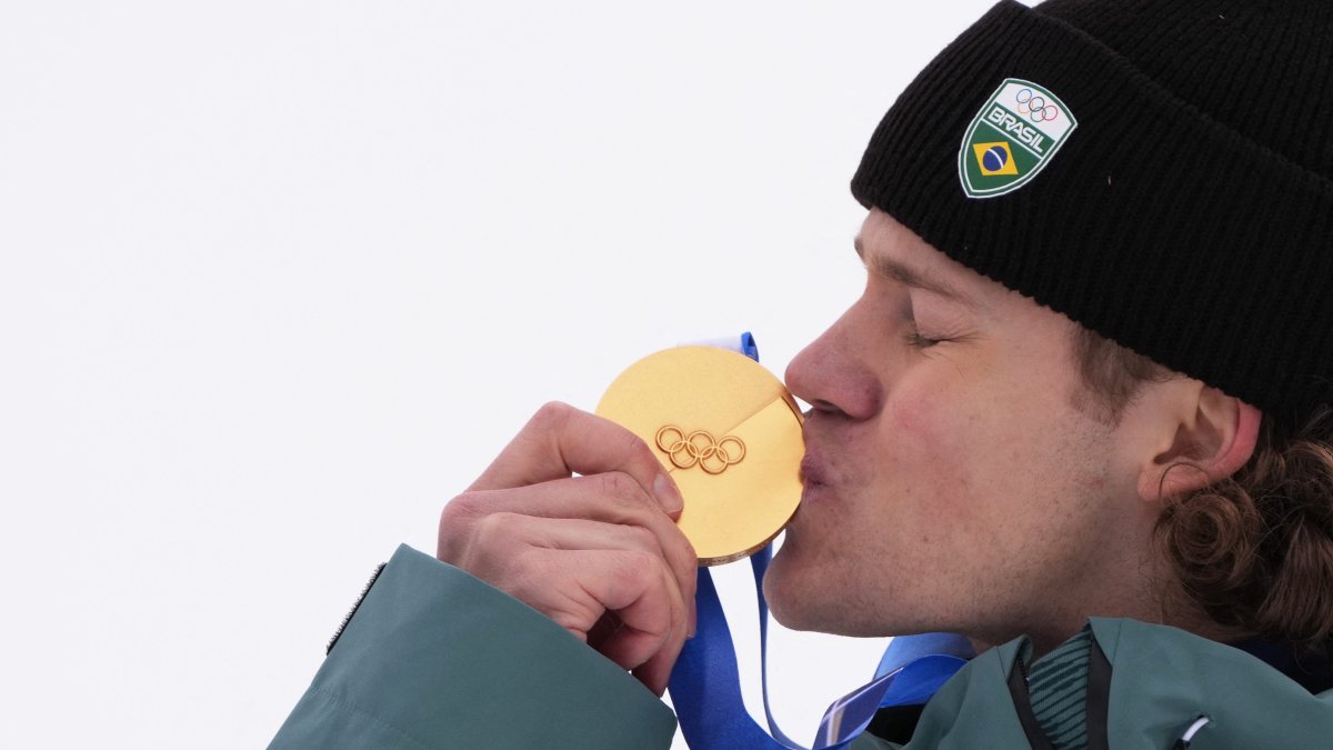 Brazil's Olympic champion gets chance for second gold in slalom