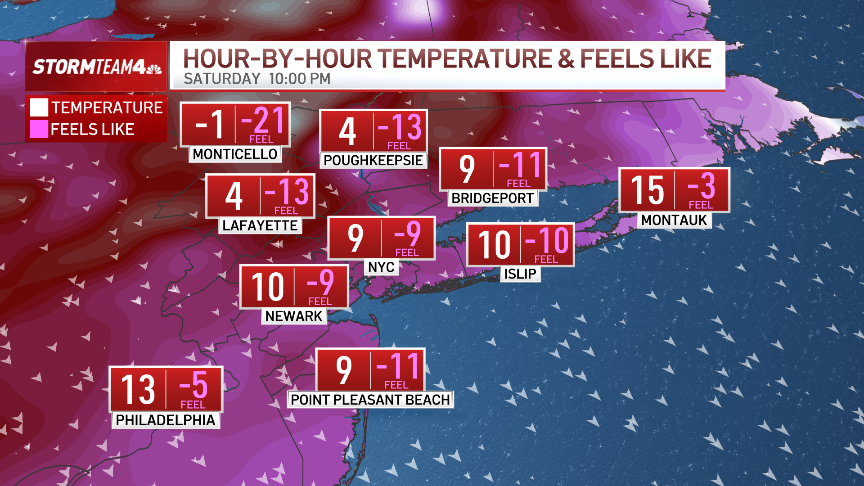 Tri-state under extreme cold warning this weekend – NBC New York