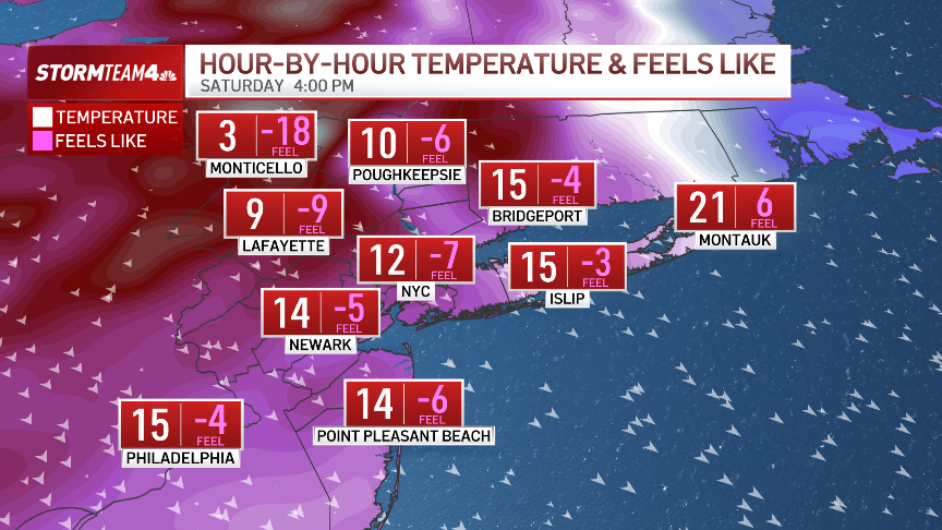 Tri-state under extreme cold warning this weekend – NBC New York