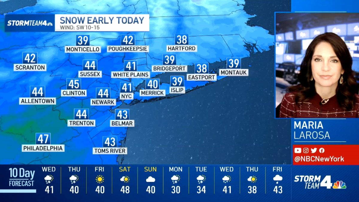 Latest Forecast From Storm Team 4 – NBC New York