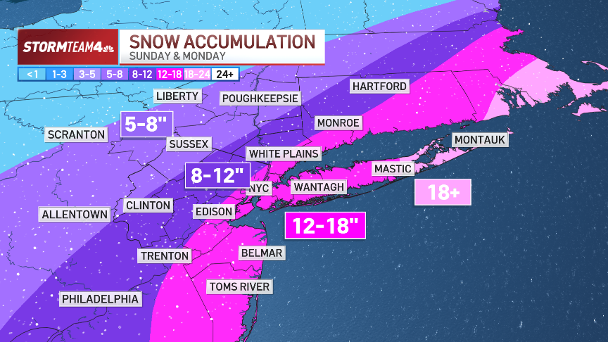 NJ declares state of emergency ahead of potential blizzard – NBC New York