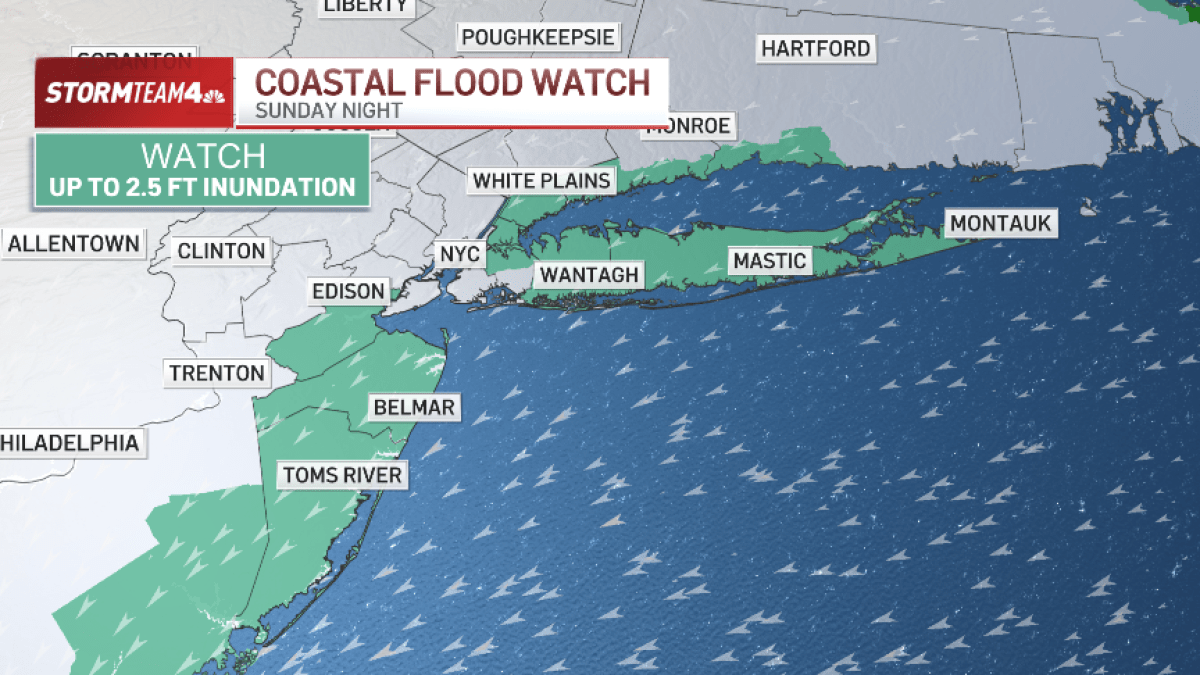 Not just snow: Long Island, NYC and Jersey Shore face flooding threats during storm