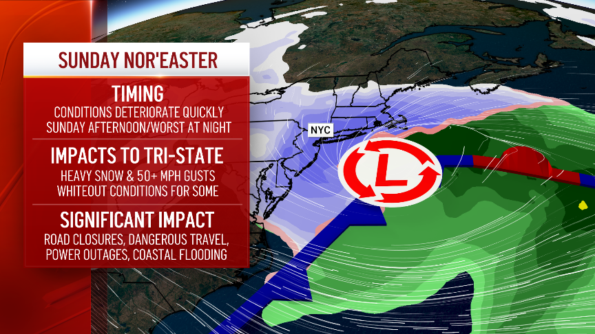 New snow map: NYC to get 12-18 inches of snow from blizzard – NBC New York
