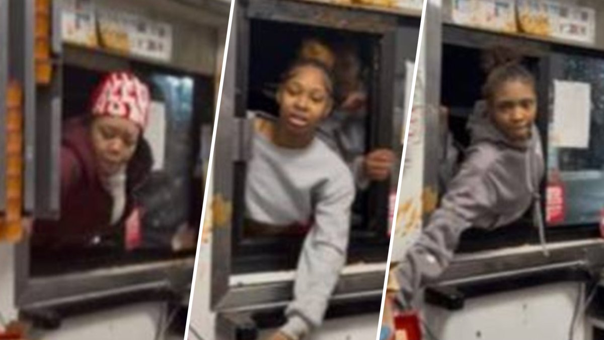 3 wanted by NJ police for breaking into Wendy's drive-thru window, throwing food