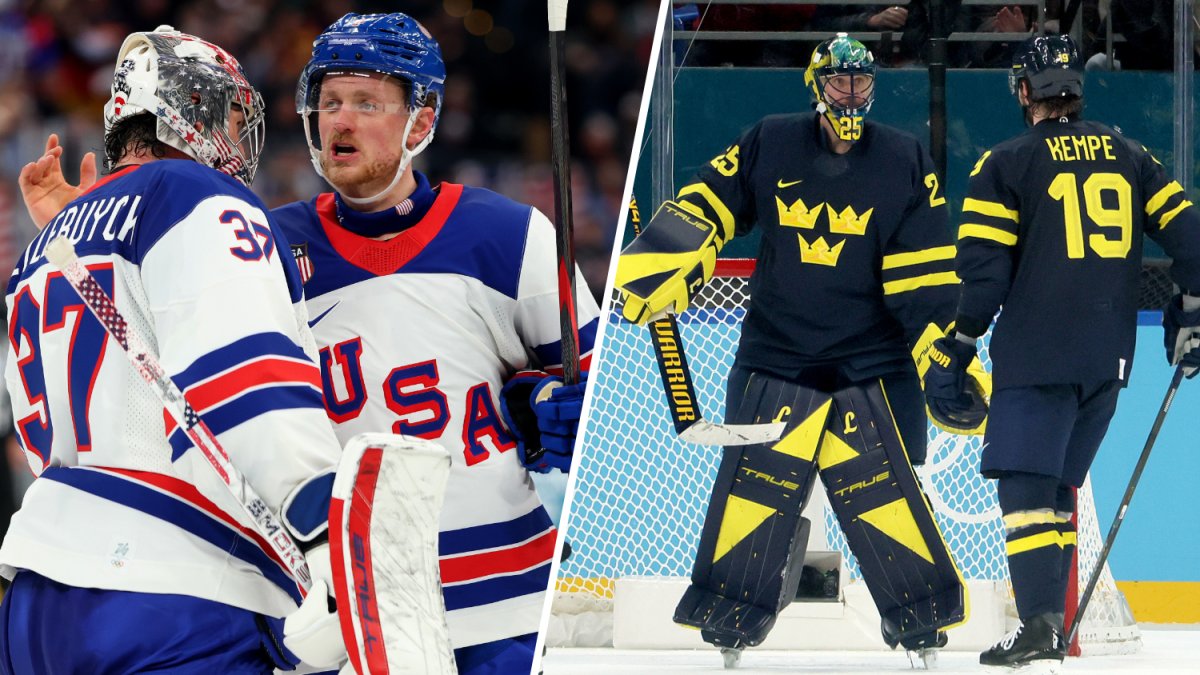 U.S. faces Sweden in men's hockey quarterfinal — an Olympic matchup they haven't won since 1960