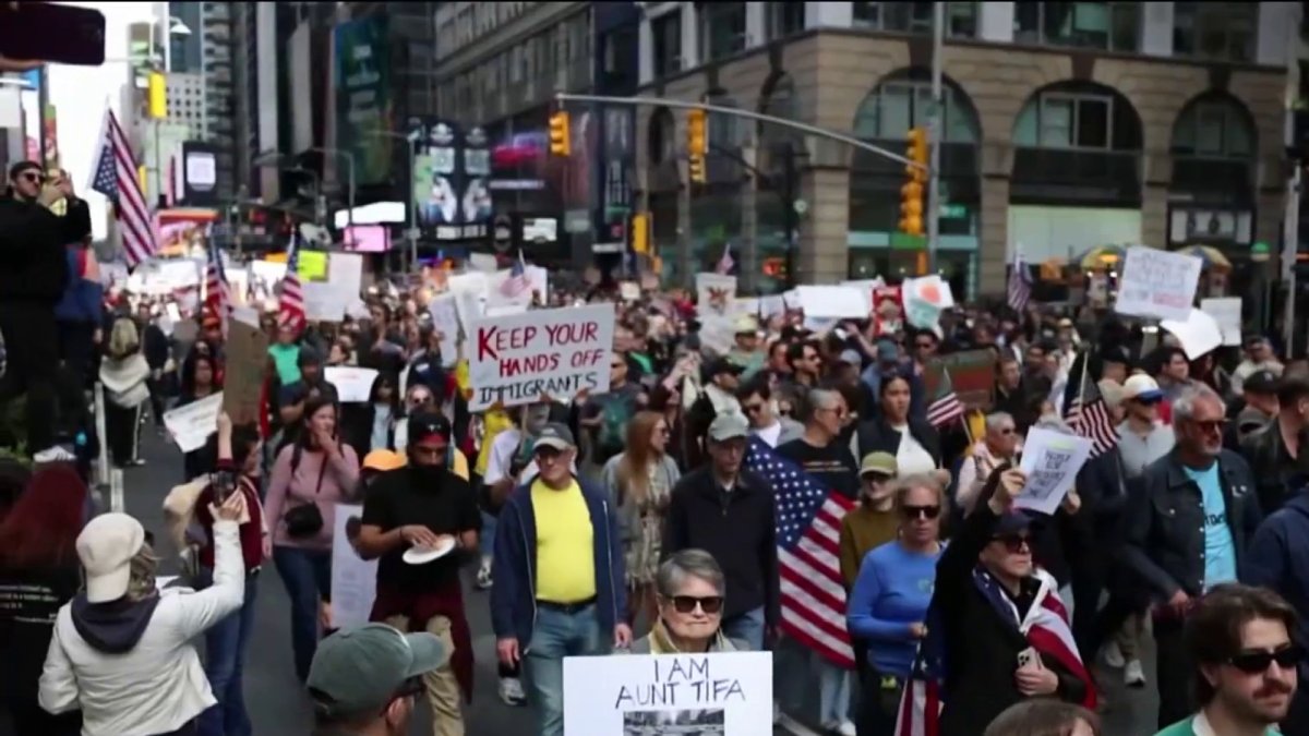 ‘No Kings’ protest expected to draw tens of thousands in NYC – NBC New York