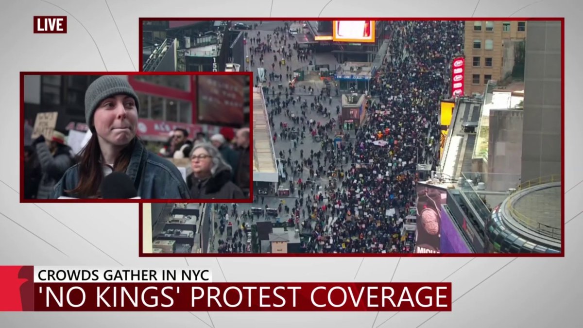 New Yorkers shares concerns about war, economy, ICE at ‘No Kings ...
