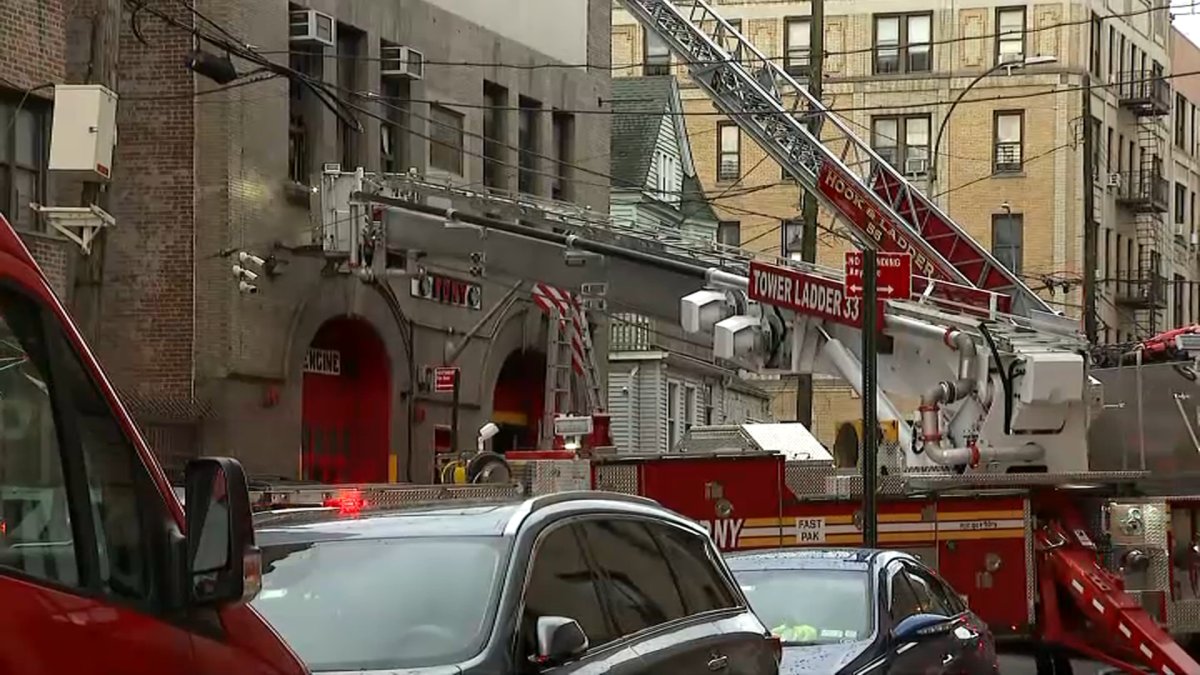 2-alarm fire reported at NYC firehouse