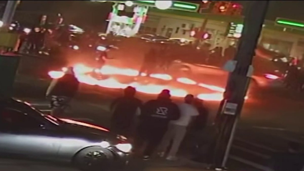 NYPD adding extra officers after fiery street takeover – NBC New York