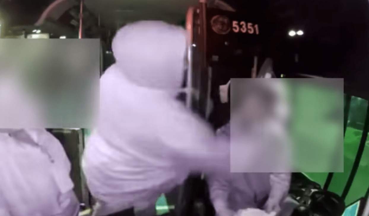 ‘This is my last stop, bro': New video shows NJ Transit bus driver take punch to face