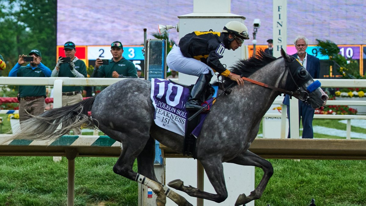 Napoleon Solo wins 151st Preakness Stakes in open second Triple Crown race