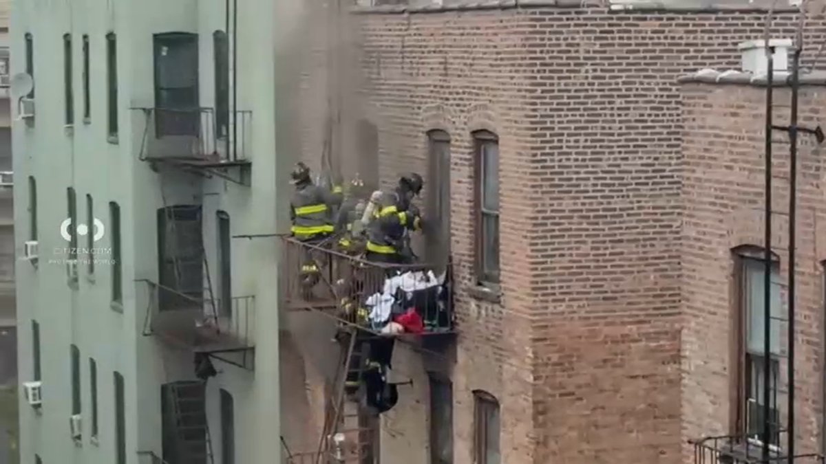 1-year-old dies, 2 other children critically injured in Bronx fire, police say