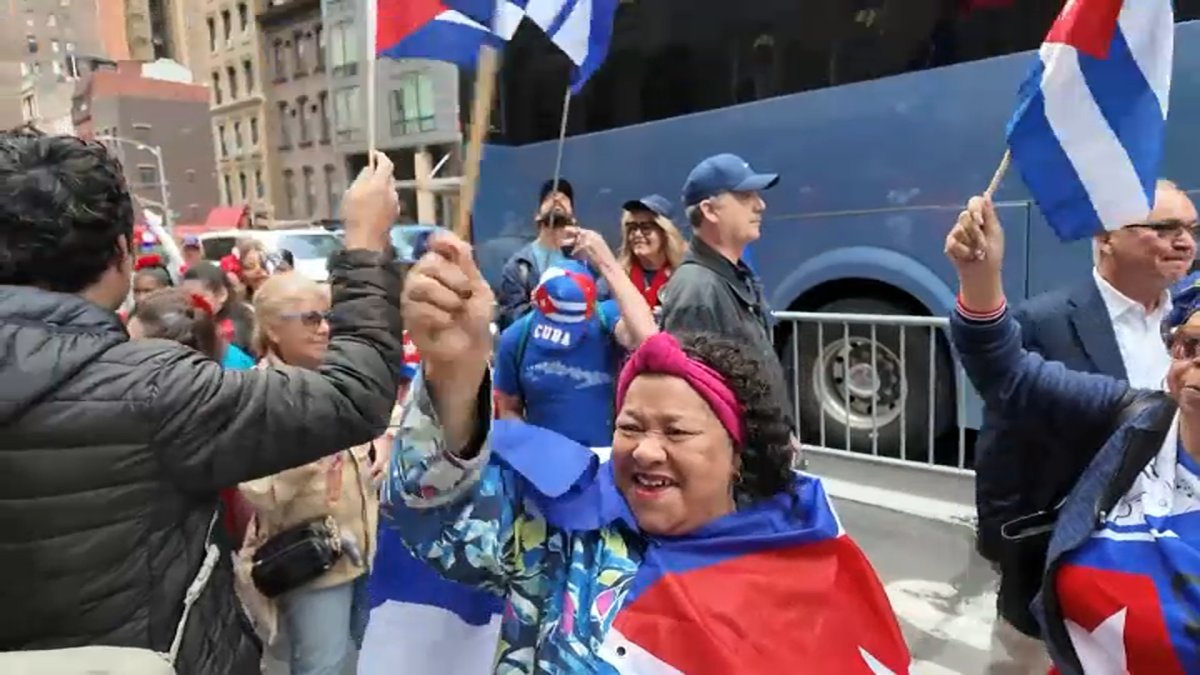 NYC rally for free Cuba amid tensions with Trump administration – NBC ...