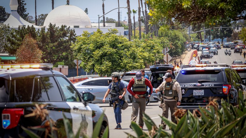 Law enforcement officers responded on May 18, 2026 to an active shooter situation at the Islamic Center of San Diego, a mosque in the Clairemont neighborhood of San Diego.