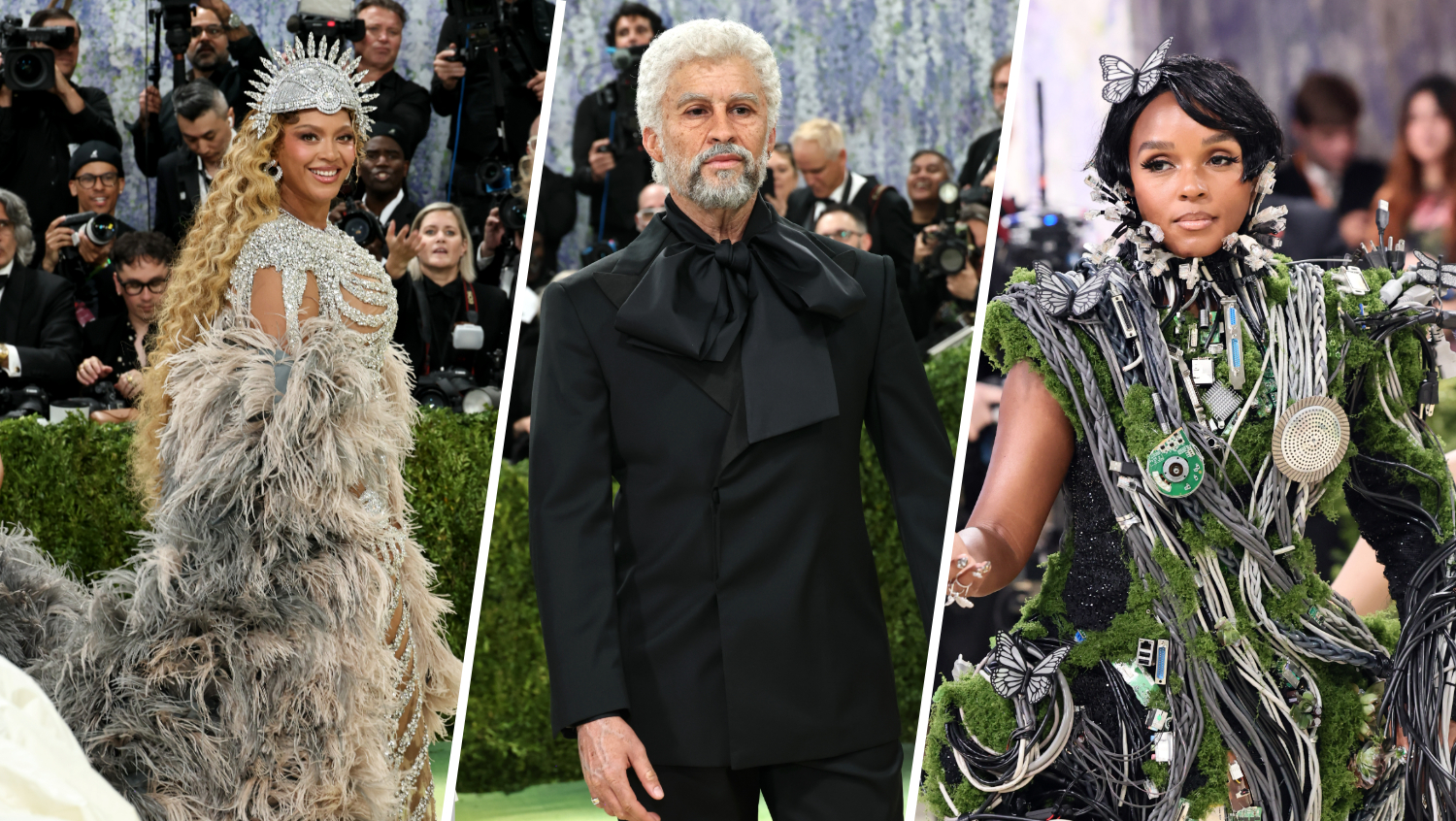 Beyoncé, Bad Bunny and Janelle Monáe take artistic liberties with Met Gala dress code