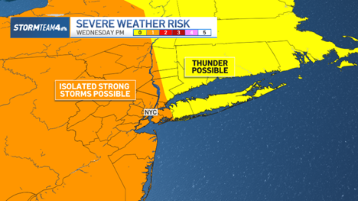 NYC heat advisory takes effect as severe weather threatens – NBC New York