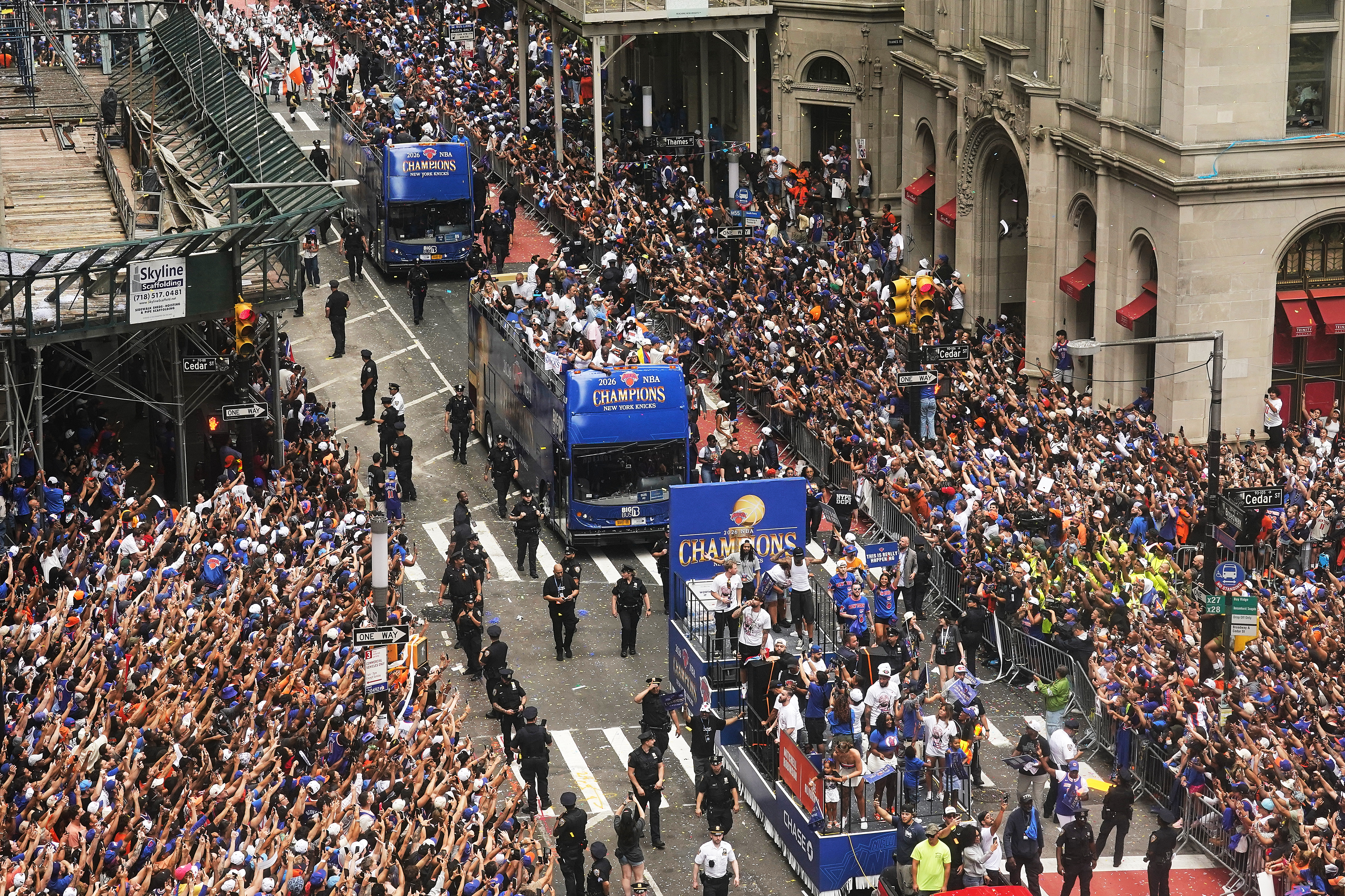 JP Morgan Chase fires executive who stole Knicks-themed trash can in viral video