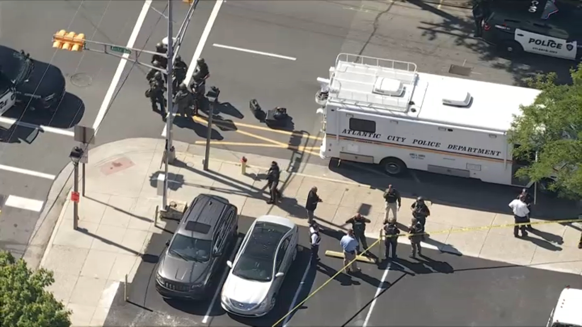 2 officers shot, suspect killed in Atlantic City, officials say