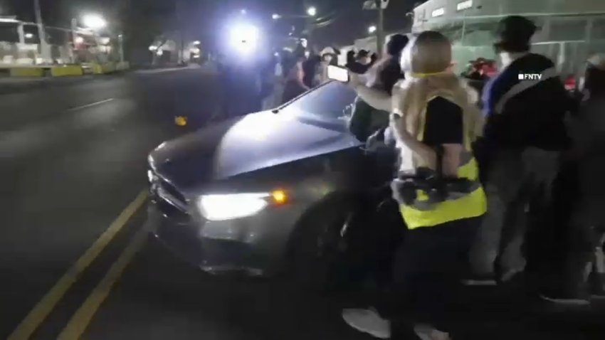 A freelance journalist was hit by a car exiting the Delaney Hall immigration facility in Newark Friday night.  The privately-operated center has been the focus of protests by critics of ICE and DHS.
