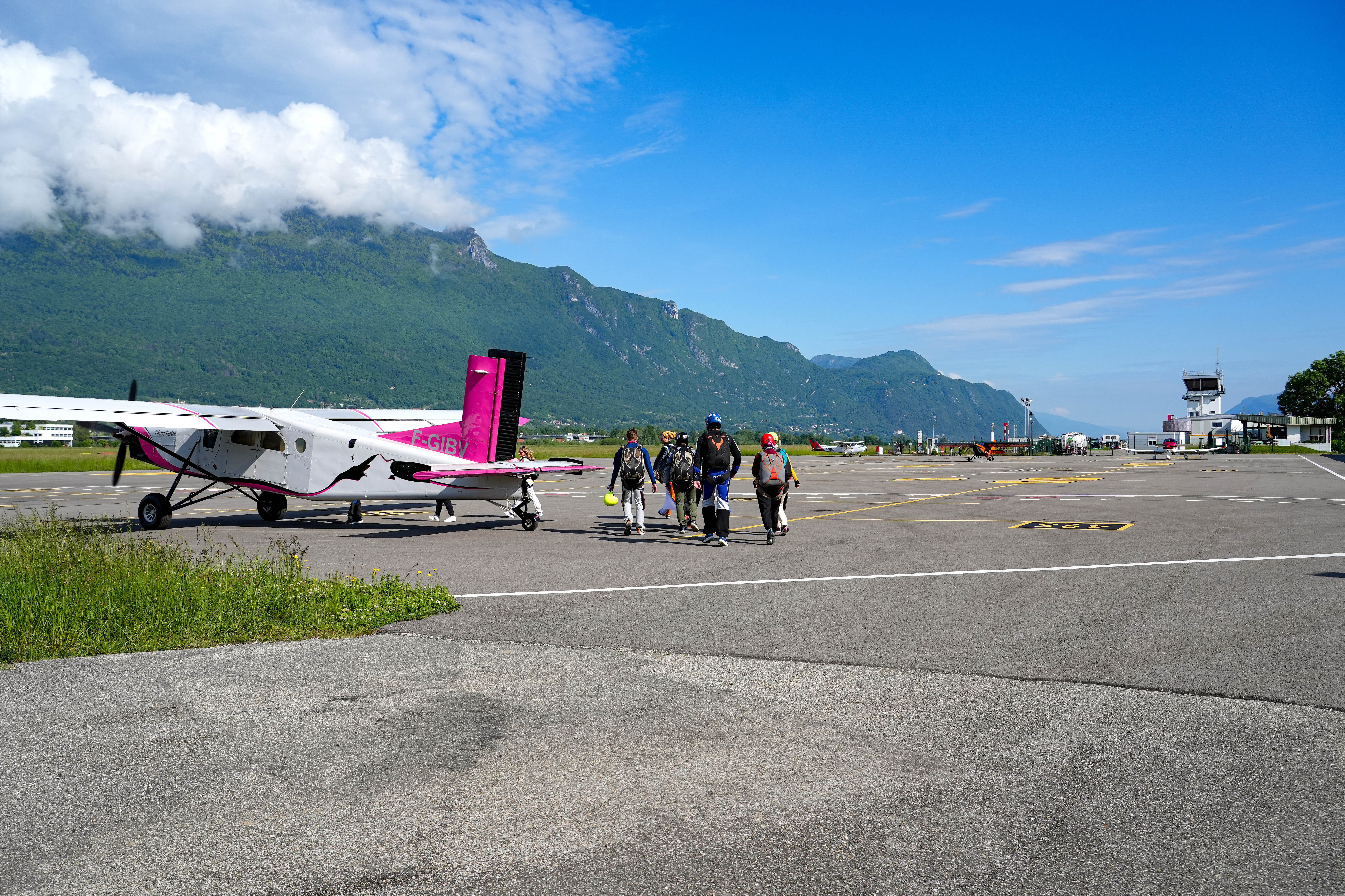 A skydiving plane crashes in northeastern France, killing all 11 people on board