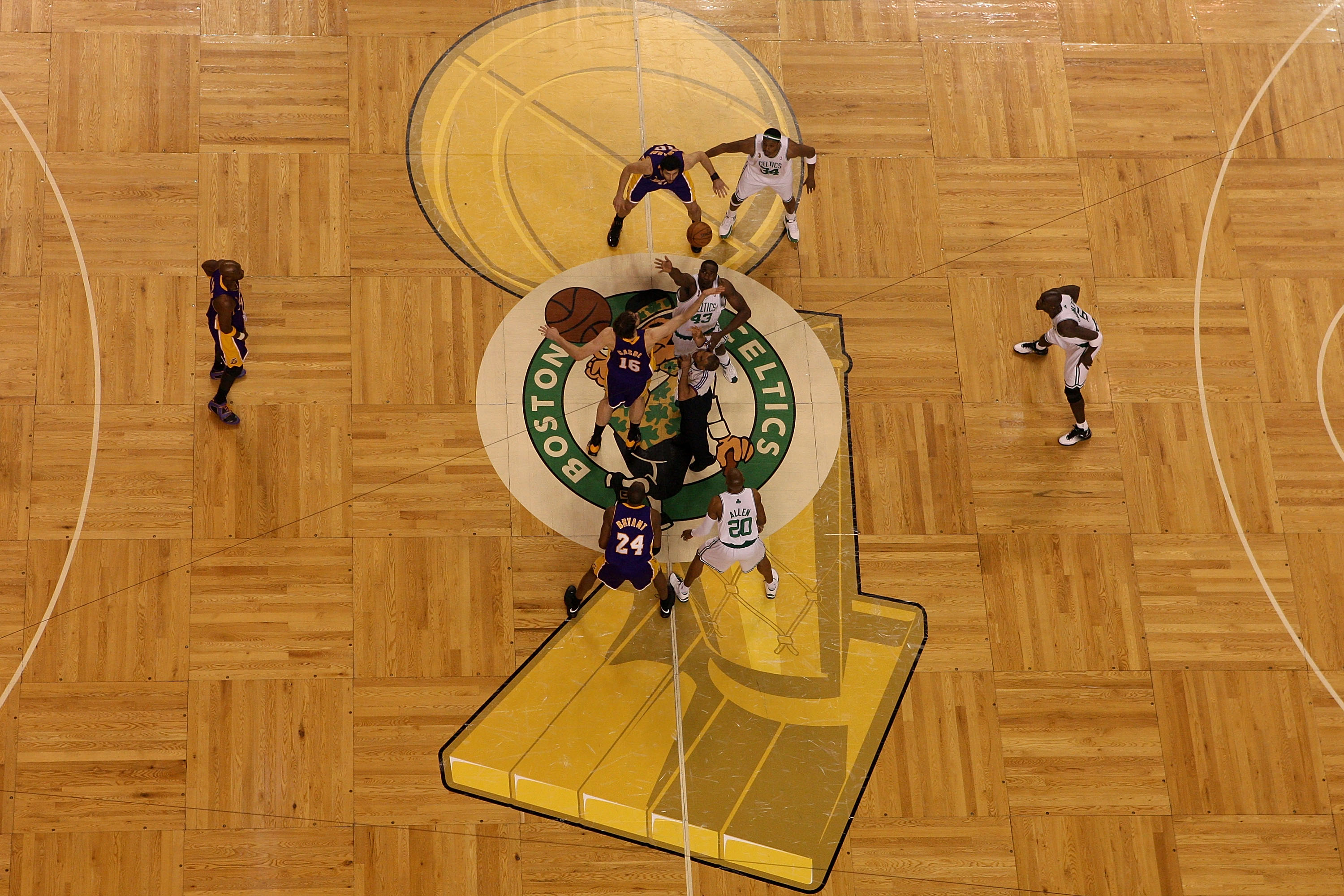 Trophy decals are coming back to NBA Finals courts. Why did they ever leave?