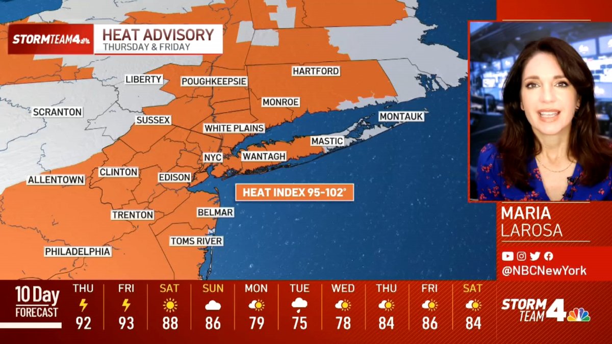 Latest Forecast From Storm Team 4 – NBC New York