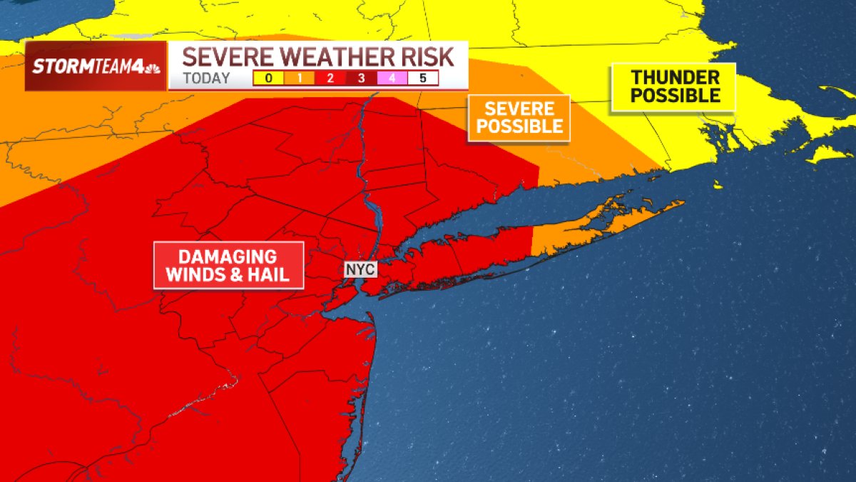 Severe Storms and Extreme Heat Forecast for Tri-State Area This Thursday and Friday