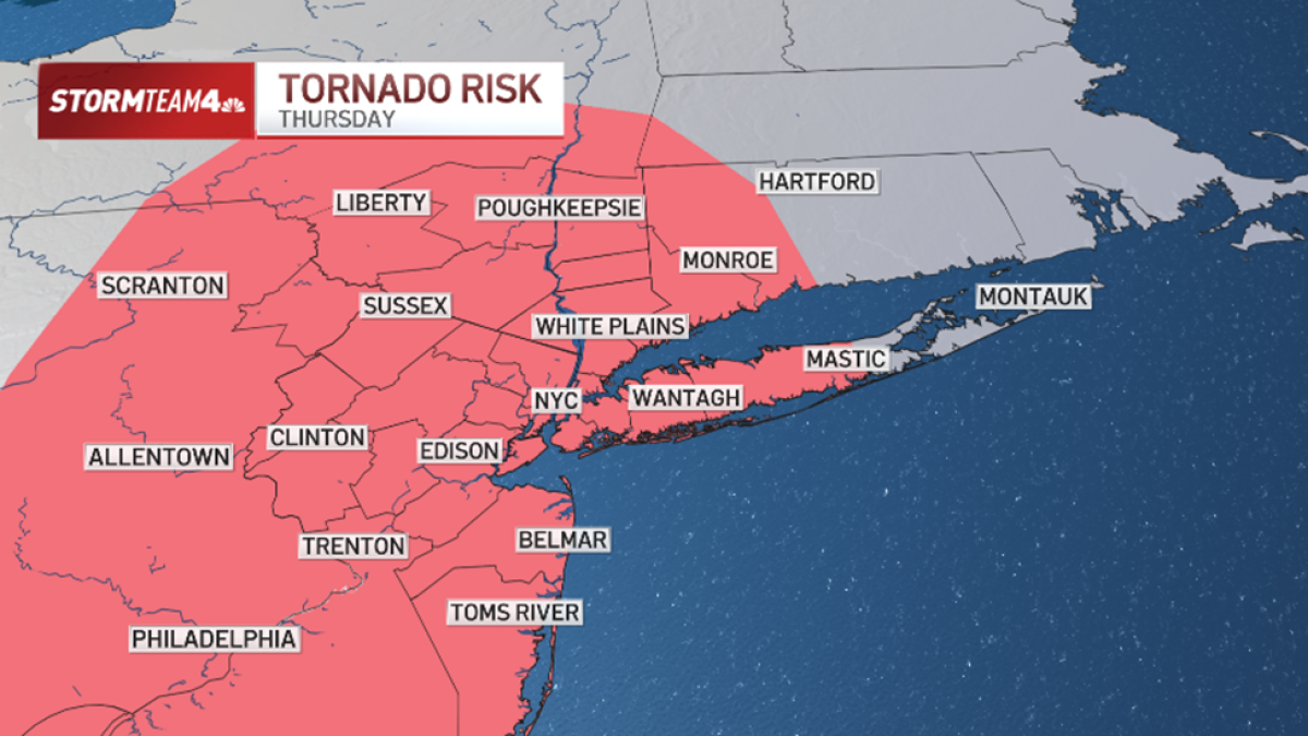 Tornado em Nova York? Fortes tempestades esperadas esta semana – NBC New York