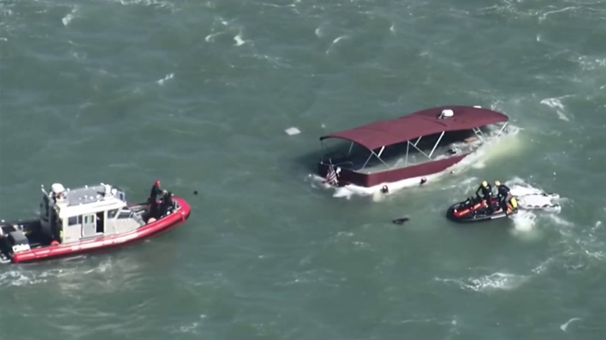 1 morto e 3 desaparecidos depois que um cruzador de cabine de 50 pés vira perto de Alcatraz – NBC Nova York