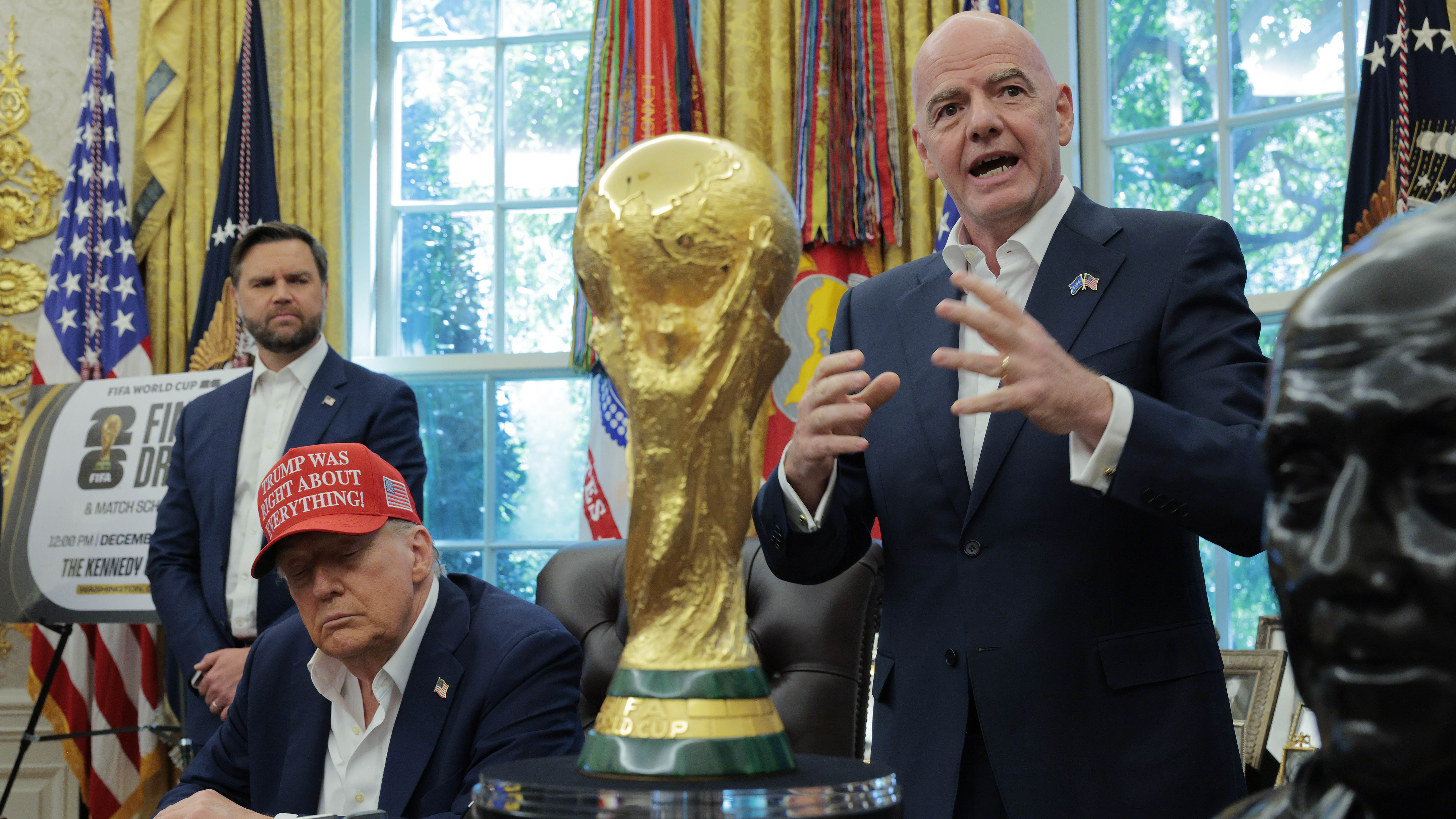 Trump says he asked FIFA to review U.S. soccer star Folarin Balogun's suspension